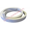 Silicone solid profile 6 x 10 x 1200 mm WHITE
