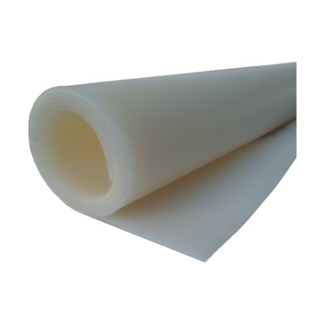Siliconesolidsheeting,transparent0,5 mm-m2