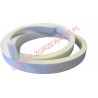 Silicone solid profile 4 x 40 x 1200 mm WHITE