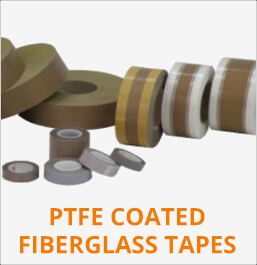PTFE coated fiberglass tapes